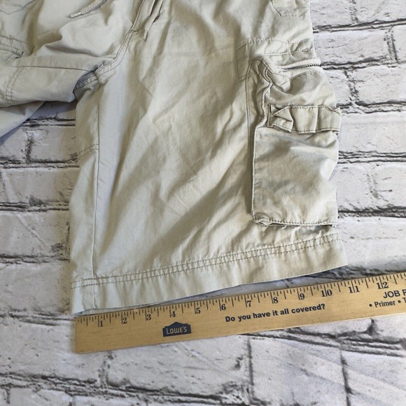 Mossimo Supply Co Shorts Mens 30 Khaki 11" Cargo Vintage Drawstring Military - Picture 7 of 9